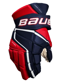 Guanti da hockey Bauer Vapor 3X PRO Navy/Red/White Intermediate