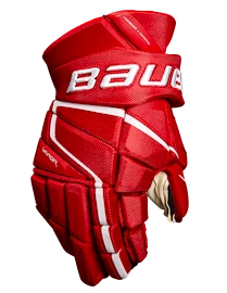 Guanti da hockey Bauer Vapor 3X PRO red Intermediate