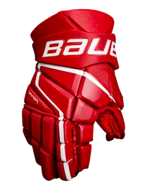 Guanti da hockey Bauer Vapor 3X Red Intermediate