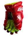 Guanti da hockey Bauer Vapor 3X Red Junior