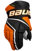 Guanti da hockey Bauer Vapor Hyperlite Black/Orange Intermediate