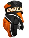 Guanti da hockey Bauer Vapor Hyperlite Black/Orange Intermediate