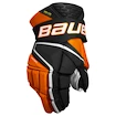 Guanti da hockey Bauer Vapor Hyperlite Black/Orange Senior 15 pollici