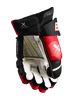 Guanti da hockey Bauer Vapor Hyperlite black/red Intermediate