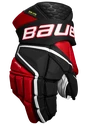 Guanti da hockey Bauer Vapor Hyperlite black/red Intermediate