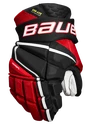 Guanti da hockey Bauer Vapor Hyperlite Black/Red Junior