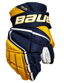 Guanti da hockey Bauer Vapor Hyperlite Navy/Gold Junior