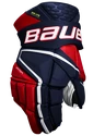 Guanti da hockey Bauer Vapor Hyperlite navy/red/white Intermediate