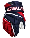 Guanti da hockey Bauer Vapor Hyperlite Navy/Red/White Junior