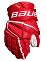 Guanti da hockey Bauer Vapor Hyperlite Red Junior