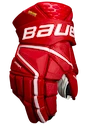 Guanti da hockey Bauer Vapor Hyperlite Red Senior