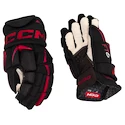 Guanti da hockey CCM JetSpeed FT6 Black/Red Senior