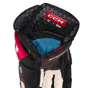 Guanti da hockey CCM JetSpeed FT6 Black/Red/White Senior