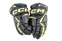 Guanti da hockey CCM JetSpeed FT6 Black/Sunflower Junior