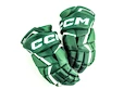 Guanti da hockey CCM JetSpeed FT6 Dark Green/White Junior 11 pollici