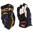 Guanti da hockey CCM JetSpeed FT6 Navy/Sunflower Junior