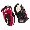 Guanti da hockey CCM JetSpeed FT6 Pro Black/Red/White Junior