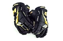 Guanti da hockey CCM JetSpeed FT6 Pro Black/Sunflower Junior 11 pollici