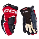 Guanti da hockey CCM JetSpeed FT6 Pro Navy/Red/White Junior 12 pollici