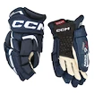 Guanti da hockey CCM JetSpeed FT6 Pro Navy/White Junior