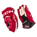 Guanti da hockey CCM JetSpeed FT6 Red/White Junior