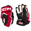 Guanti da hockey CCM JetSpeed FT680 Black/Red/White Junior