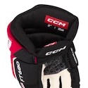 Guanti da hockey CCM JetSpeed FT680 Black/Red/White Junior