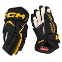 Guanti da hockey CCM JetSpeed FT680 Black/Sunflower Junior