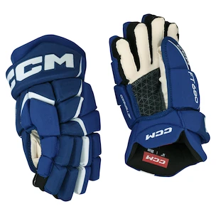 Guanti da hockey CCM JetSpeed FT680 Royal/White Senior 15 pollici