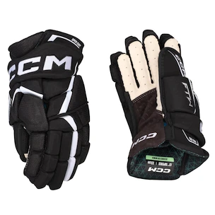 Guanti da hockey CCM JetSpeed FTWomen Black/White Senior