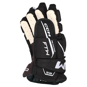 Guanti da hockey CCM JetSpeed FTWomen Black/White Senior