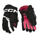 Guanti da hockey CCM Next Black/White Youth 8 pollici