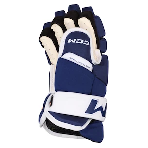 Guanti da hockey CCM Tacks 4 ROLL PRO 3 Blue/White Senior