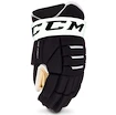 Guanti da hockey CCM Tacks 4R Pro2 Senior 15 pollici, bianco e nero