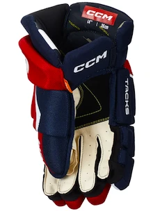 Guanti da hockey CCM Tacks AS 580 Navy/Red/White Senior 15 pollici