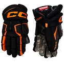 Guanti da hockey CCM Tacks AS-V Black/Orange Junior