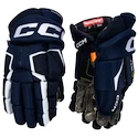 Guanti da hockey CCM Tacks AS-V Navy/White Junior 10 pollici