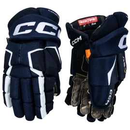 Guanti da hockey CCM Tacks AS-V Navy/White Junior