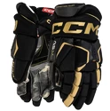 Guanti da hockey CCM Tacks AS-V PRO black/gold Junior