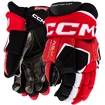 Guanti da hockey CCM Tacks AS-V PRO Black/Red/White Senior