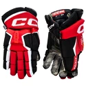 Guanti da hockey CCM Tacks AS-V PRO Black/Red/White Senior