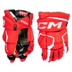 Guanti da hockey CCM Tacks AS-V PRO Red/White Junior