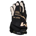 Guanti da hockey CCM Tacks XF 80 Black/Gold Junior