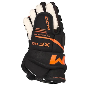 Guanti da hockey CCM Tacks XF 80 Black/Orange Junior