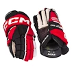 Guanti da hockey CCM Tacks XF 80 Black/Red/White Junior