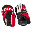 Guanti da hockey CCM Tacks XF 80 Black/Red/White Senior