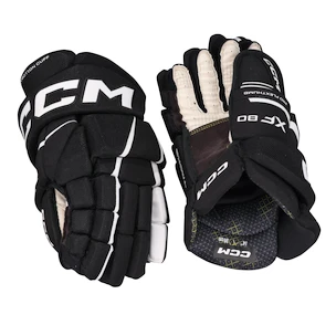 Guanti da hockey CCM Tacks XF 80 Black/White Senior