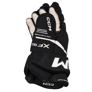 Guanti da hockey CCM Tacks XF 80 Black/White Senior