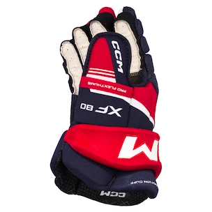 Guanti da hockey CCM Tacks XF 80 Navy/Red/White Junior