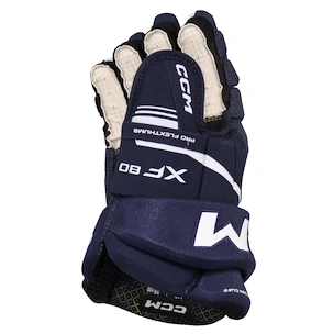 Guanti da hockey CCM Tacks XF 80 Navy/White Junior